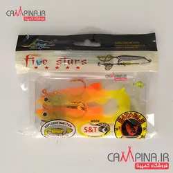 ماهی ژله ای نارنجی برند five stars کد 102