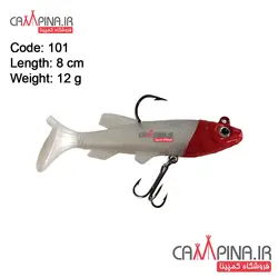 ماهی ژله ای سفید سر قرمز برند five stars کد 101