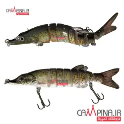 طعمه استخوانی 8 تکه طرح اردک ماهی 12 سانت 22 گرم