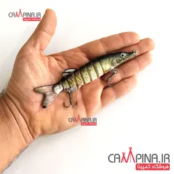 طعمه استخوانی 8 تکه طرح اردک ماهی 12 سانت 22 گرم