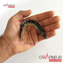 طعمه استخوانی 8 تکه طرح اردک ماهی 12 سانت 22 گرم