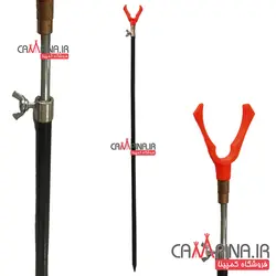 پایه آهنی نگهدارنده چوب ماهیگیری طرح بازرخورد