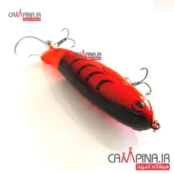 طعمه دوتکه دم چرخان رنگ قرمز 12 سانت 35 گرم