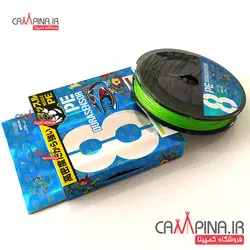 نخ ابریشمی 8 رشته آلبا استار رنگ سبز روشن