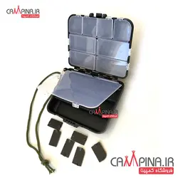 جعبه قلاب مستطیلی مشکی 11 خانه کد 516