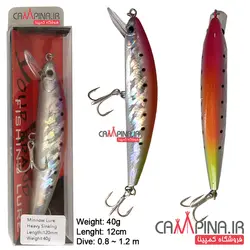 لور ماهیگیری Minnow کد 101 وزن 40 گرم