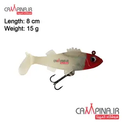 ماهی ژله ای سر قرمز برند five stars - رنگ شفاف