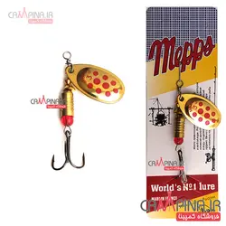 لانسه ماهیگیری mepps3 سایز 3 - طلایی خال دار