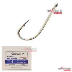 قلاب پایه بلند Youvella کد 11717NI سایز 8 -  بسته 100 تایی