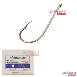 قلاب پایه بلند Youvella کد 11717NI سایز 1 -  بسته 100 تایی