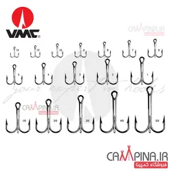 قلاب سه شاخه VMC کد 9649BZ سایز 3 - برنزی