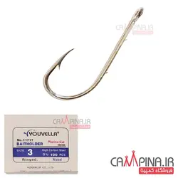 قلاب پایه بلند Youvella کد 11717NI سایز 3 - بسته 100 تایی