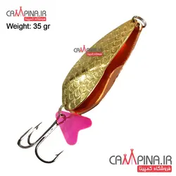 قاشقک دوبل Hawas طلایی - مسی 35 گرمی