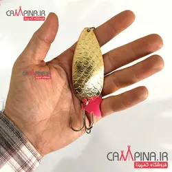 قاشقک دوبل Hawas طلایی - مسی 35 گرمی