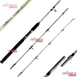 چوب سه تکه ژله ای سیم بکسل دار آلبا استار سایز 2.70 متر - اتصال پیچی