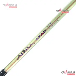 چوب سه تکه ژله ای سیم بکسل دار آلبا استار سایز 2.70 متر - اتصال پیچی