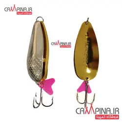 قاشقک دوبل Hawas نقره ای - طلایی 40 گرمی