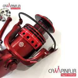چرخ ماهیگیری ضد آب HU6000 برند HongXiang اسپول فلز رنگ قرمز