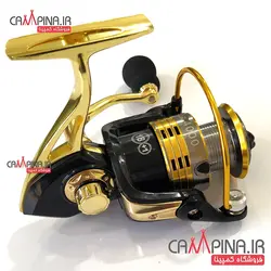چرخ ماهیگیری آلبااستار مدل Kral4000 با دسته، پایه و اسپول فلزی