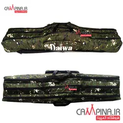 کیف ماهیگیری سه قلو Daiwa طول 120 سانتیمتر - طرح استتار سبز