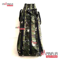 کیف ماهیگیری سه قلو Daiwa طول 120 سانتیمتر - طرح استتار سبز