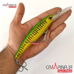 لور ترولینگ HonoReal کد HXN51 دایو 7 متر - سبز و طلایی خط مشکی