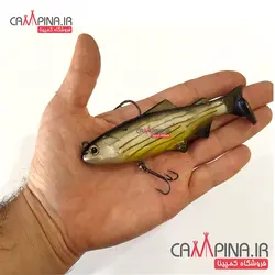 ماهی ژله ای بزرگ طرح قزل آلا طول 12 سانت وزن 41 گرم