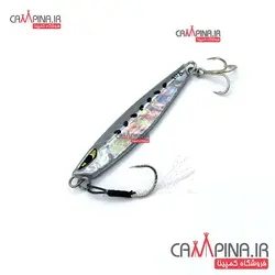 طعمه جیگ ماهیگیری samurai وزن 40 گرم کد 103 نفره ای خالدار