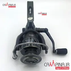 چرخ ماهیگیری بنکس مدل ZE6000 گیربکسی با دسته، پایه و اسپول فلز