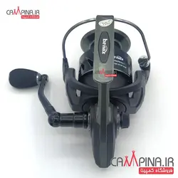 چرخ ماهیگیری بنکس مدل ZE6000 گیربکسی با دسته، پایه و اسپول فلز