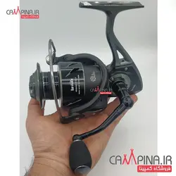 چرخ ماهیگیری بنکس مدل ZE6000 گیربکسی با دسته، پایه و اسپول فلز