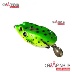 طعمه قورباغه ماهیگیری طرح دم لانسه ای بسته 5 تایی