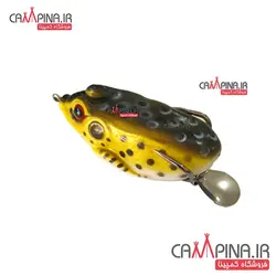 طعمه قورباغه ماهیگیری طرح دم لانسه ای بسته 5 تایی