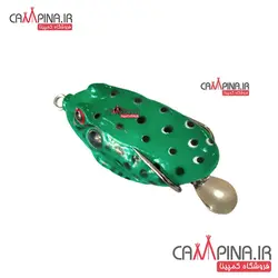 طعمه قورباغه ماهیگیری طرح دم لانسه ای بسته 5 تایی