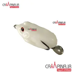 طعمه قورباغه ماهیگیری طرح دم لانسه ای بسته 5 تایی