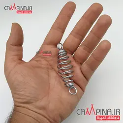 فنر دو سر حلقه ماهیگیری طول 7.5 سانت