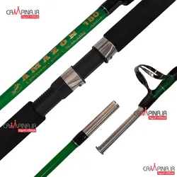 چوب قدرتی دو تکه تو پر آمازون سبز طول 1.80 متر