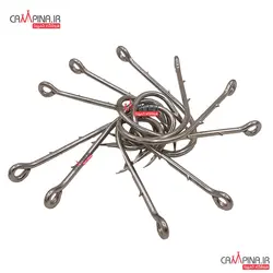 قلاب پایه بلند Youvella کد 11717NI سایز 7/0 -  بسته 10 تایی