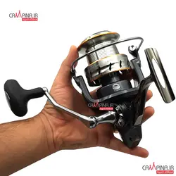 چرخ آلبااستار سایز 8000 با دسته پایه و اسپول فلزی