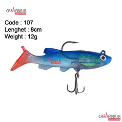 ماهی ژله ای آبی برند five stars کد 107