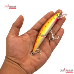 لور ماهیگیری manjoo وزن 41 گرم رنگ قهوه ای