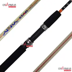 چوب دو تکه تو پر آلبااستار نارنجی طول 2.40 متر اتصال پیچی