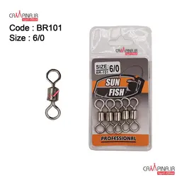 هرزگرد بشکه ای Sun Fish مدل BR-101 سایز 6/0