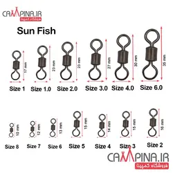 هرزگرد بشکه ای Sun Fish مدل BR-101 سایز 6/0