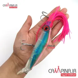 طعمه ماهیگیری SEA HORSE طرح اسکوئید مدل L07