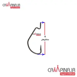 طعمه جیگ ژله ای iLure به مهراه قلاب و سرب بسته 10 عددی رنگ قهوه ای