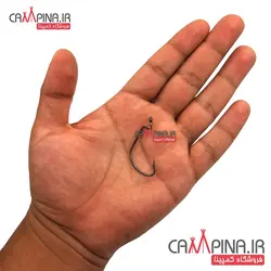 طعمه جیگ ژله ای iLure به مهراه قلاب و سرب بسته 10 عددی رنگ قهوه ای