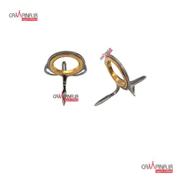 حلقه دو پایه ضد زنگ چوب چند تکه سایز 25