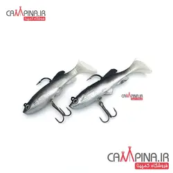 ماهی ژله ای نقره ای کمر مشکی برند five stars کد 108