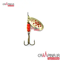 لانسه ماهیگیری سربی mepps4 سایز 4 - طلایی خال قرمز